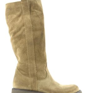 499 CROSTA TAUPE STIVALE TACCO BASSO - OPEN TOO