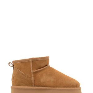 3166 CROSTA CAMEL STIVALETTO PELLICCIA - WOZ?