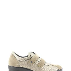 47579 33 SNAKE TAUPE SNEAKER SOFT ZEPPA DOPPIO VELCRO-ENVAL