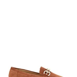BR14 CAMOSCIO CUOIO MOCASSINO CON CATENA DONNA - POEME