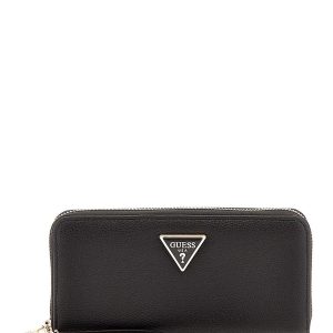 SWBG87 78460 MERIDIAN LARGE BLACK PORTAFOGLIO GRANDE -GUESS?