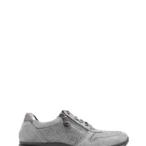 47700 22 CAMOSCIO CARBONE SNEAKER LACCI+LAMPO - ENVAL