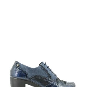 47516 11 NAPPA BLUE FRANCESINA TACCO MEDIO - ENVAL