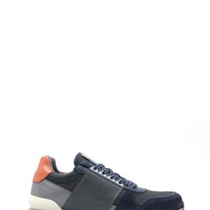 11774A-5444AM NAVY/GREY COMBI SNEAKERS - AMBITIOUS