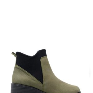 2641 ROBWAR VERDE/LICRA NERO STIVALETTO - COMFORT CLASS
