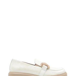 H-2821 CARIBU CREAM CREMA MOCASSINO ZEPPA BASSA - WONDERS