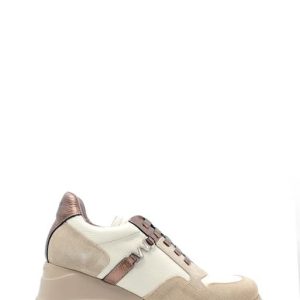 G-6610 TREND/WILD/GLOW BEIGE/CREAM/ORO SNEAKERS - WONDERS