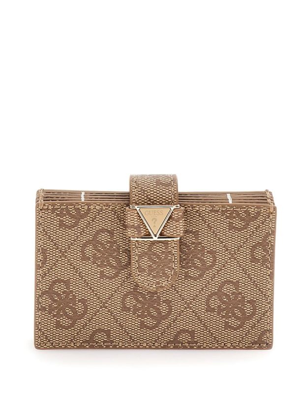 RW1573 P3401 NOELLE LATTE LOGO PORTACARTE - GUESS?