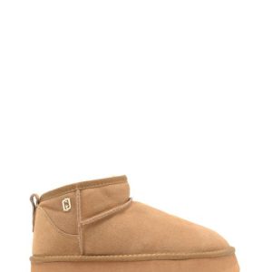 JANE 01 ANKLE BOOT COW SUEDE COGNAC PELLICCIA - LIU JO
