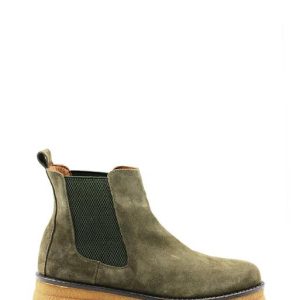 V0208 SPT BSC VERDE BOSCO STIVALETTO TACCO BASSO DONNA-BUENO