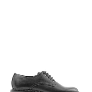 918 BLACK NERO DERBY LISCIO DONNA SCARPA LACCI - STUDIO MODE