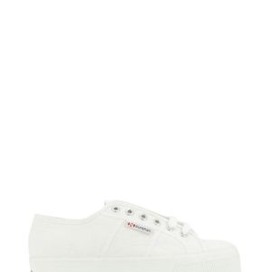 S9111LW WHITE 901 BIANCO PLATFORM - SUPERGA
