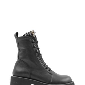 WT1700 AMF BLACK NERO STIVALETTO ANIFBIO PAILLETTES - BUENO