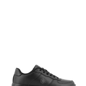 SM70411-004 BLACK FINSTER NERA SNEAKERS UOMO - LUMBERJACK