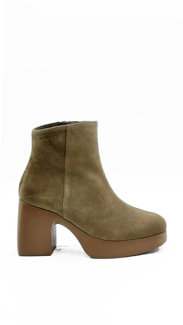H-4902 TREND TORTORA STIVALETTI TACCO MEDIO DONNA - WONDERS