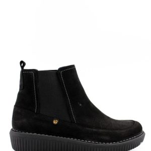 7945 JOCKEY NEGRO NERO STIVALETTO ZEPPA BASSA - JUNGLA