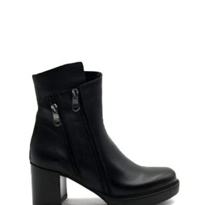 A71 VIT NERO STIVALETTO TACCO MEDIO DONNA - OPEN TOO