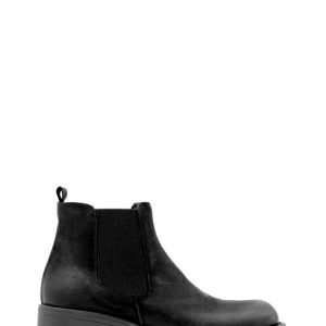 7128 SULL NERO STIVALETTO TACCO BASSO DONNA - NICOLE