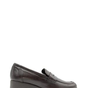 655035 INC EBANO MOCASSINO TACCO MEDIO - PAPAYA