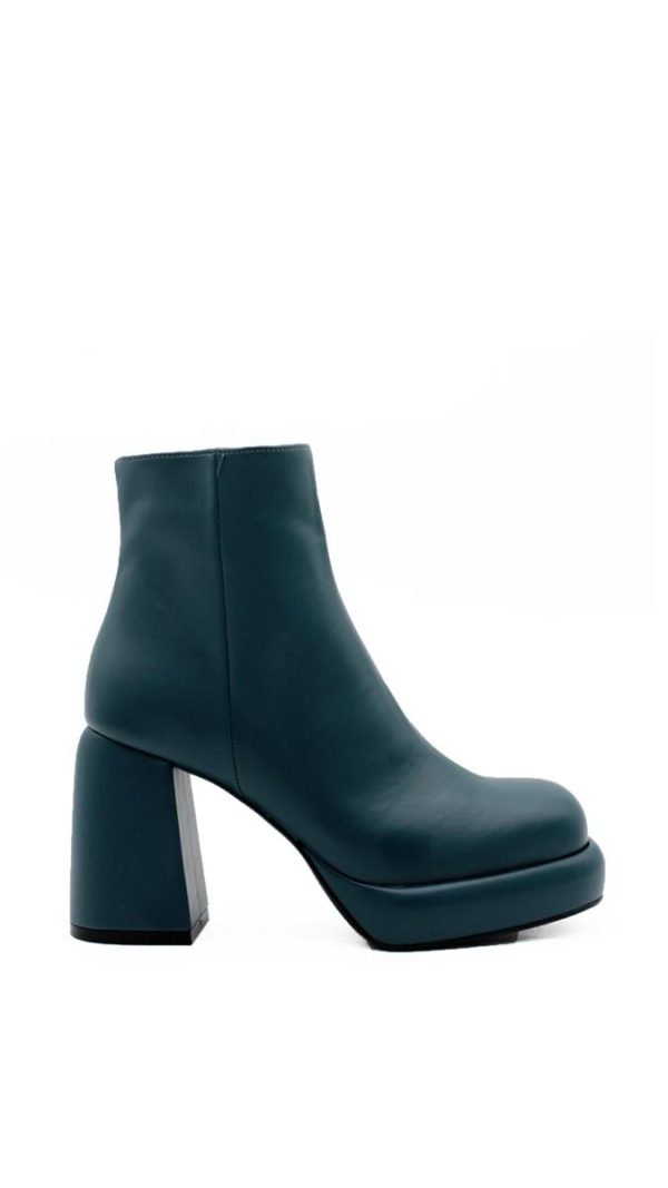 4512001 NAP PETROLIO STIVALETTI TACCO ALTO DONNA