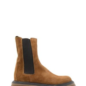 7530 CAMOSCIO CUOIO STIVALETTO BEATLES BASSO DONNA - NICOLE