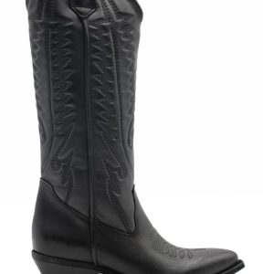 MEX04R VIT NERO STIVALE TEXANO TACCO BASSO