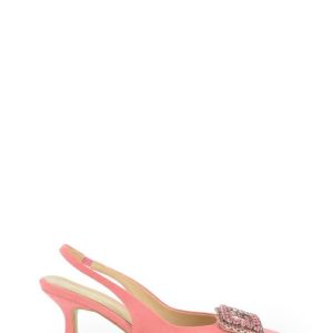 396047 CAMOSCIO CORALLO SLINGBACK TACCO MEDIO - OPEN TOO
