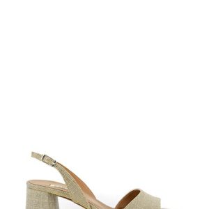 205L NIGHT BEIGE SANDATO TACCO LARGO MEDIO  - L AMOUR