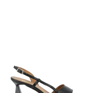 210L SOFT NERO  SANDALO TACCO MEDIO DONNA - L AMOUR