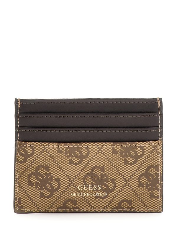 SMVELE LEA25 BEIGE/BROWN MITO CARD CASE PORTACARTE - GUESS? - immagine 2