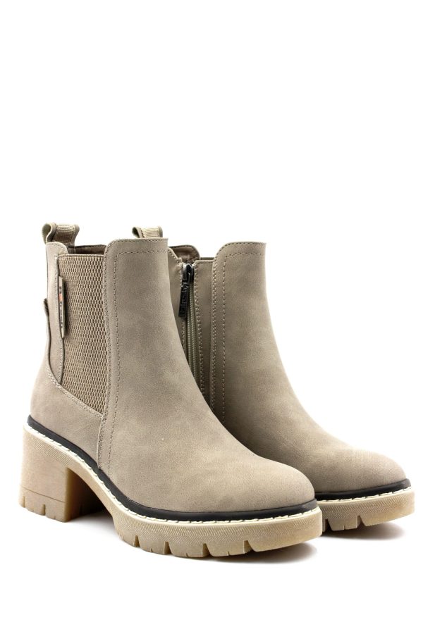 170365 BOT BEIGE STIVALETTO BEATLES TACCO MEDIO – REFRESH - immagine 2