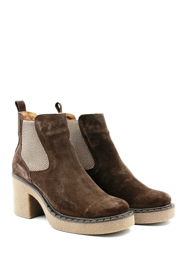 T2900 SFT BRW MARRONE STIVALETTO TACCO MEDIO DONNA - BUENO - immagine 2