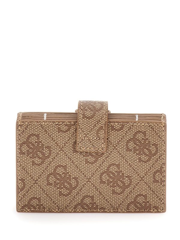 RW1573 P3401 NOELLE LATTE LOGO PORTACARTE - GUESS? - immagine 2
