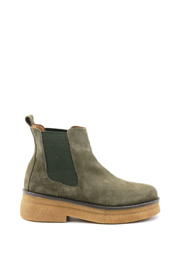 V0208 SPT BSC VERDE BOSCO STIVALETTO TACCO BASSO DONNA-BUENO - immagine 2