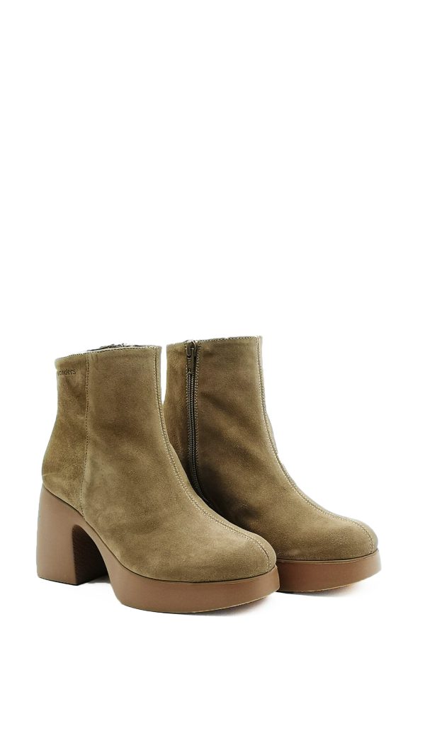 H-4902 TREND TORTORA STIVALETTI TACCO MEDIO DONNA - WONDERS - immagine 2