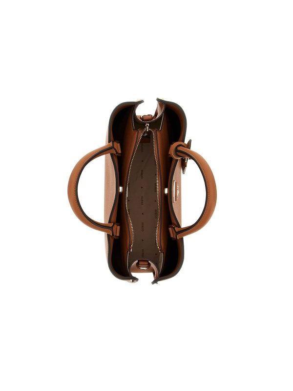 HWBG87 78060 MERIDIAN SATCHEL COGNAC BORSA - GUESS? - immagine 3