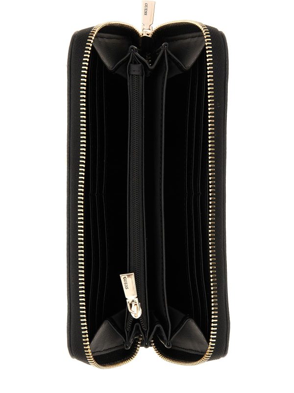 SWBG87 78460 MERIDIAN LARGE BLACK PORTAFOGLIO GRANDE -GUESS? - immagine 3