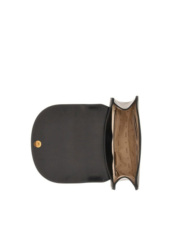 HWVB89 82200 FLEET FLAP SADDLE BAG BLACK BORSA - GUESS? - immagine 3