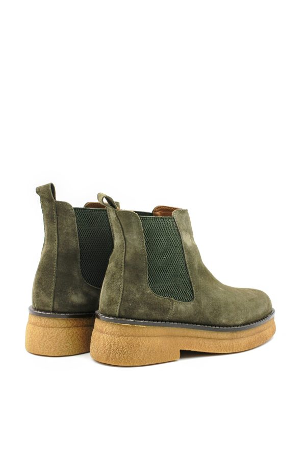 V0208 SPT BSC VERDE BOSCO STIVALETTO TACCO BASSO DONNA-BUENO - immagine 3