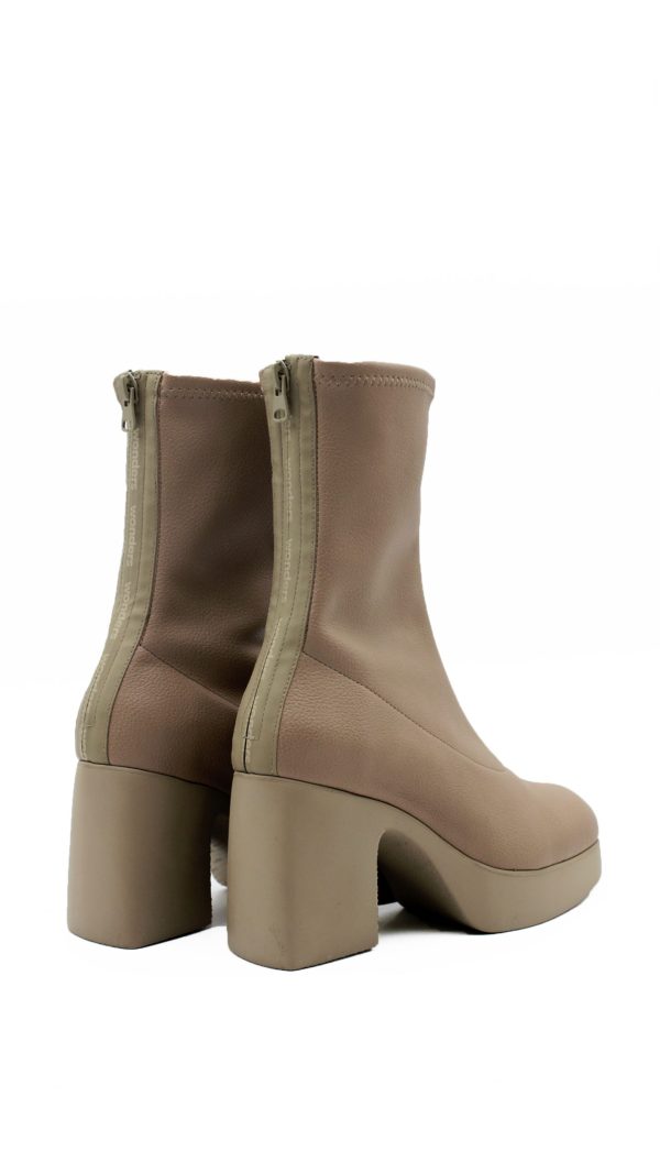 H-4925 CAMELUS TAUPE STIVALETTO TACCO MEDIO DONNA – WONDERS - immagine 3