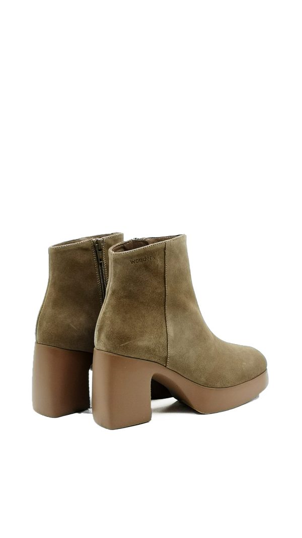 H-4902 TREND TORTORA STIVALETTI TACCO MEDIO DONNA - WONDERS - immagine 3