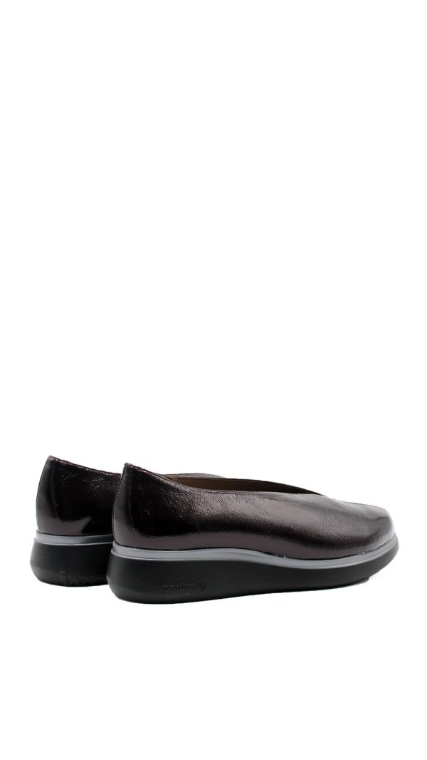 A9710 LACK VINO SCARPE ZEPPA BASSA DONNA - WONDERS - immagine 3