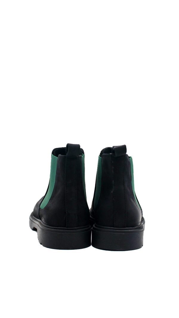 900mar NABUK NERO/VERDE STIVALETTO BEATLES UOMO - immagine 4