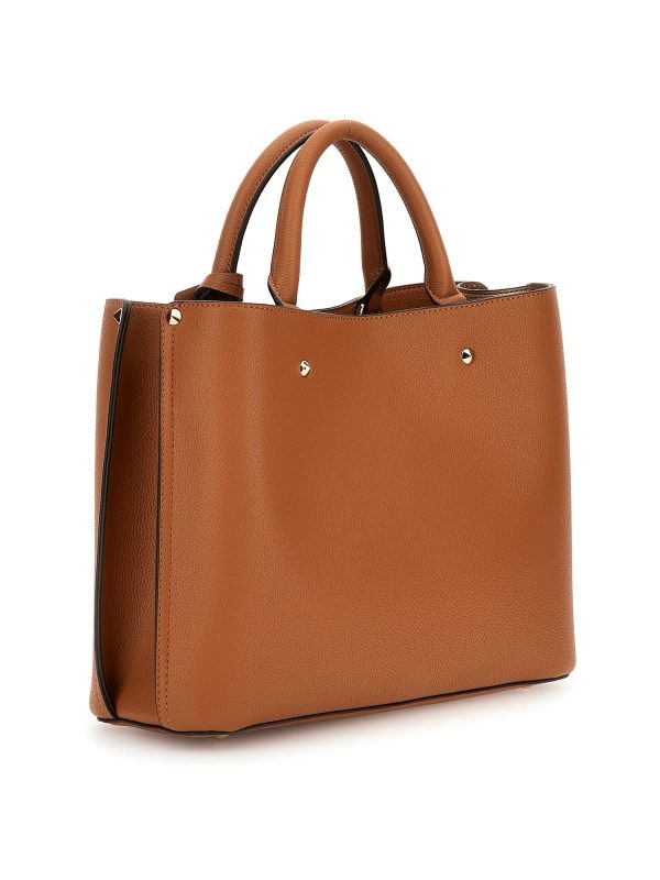 HWBG87 78060 MERIDIAN SATCHEL COGNAC BORSA - GUESS? - immagine 4