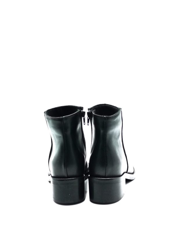 BETTA VITELLO NERO STIVALETTO TACCO BASSO DONNA - immagine 4