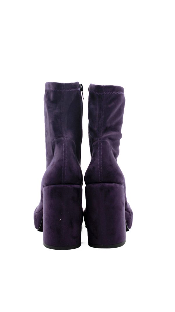 7227001 CAM MELANZANA STIVALETTI TACCO ALTO DONNA - OPEN TOO - immagine 4