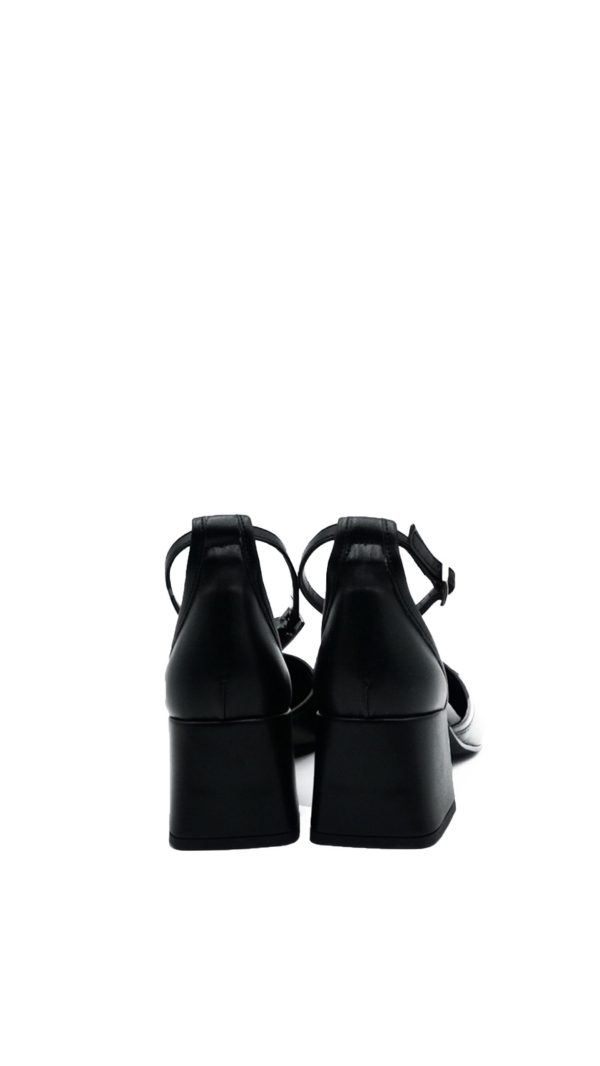 145M017 VERN NERO SCARPE TACCO MEDIO DONNA - immagine 4
