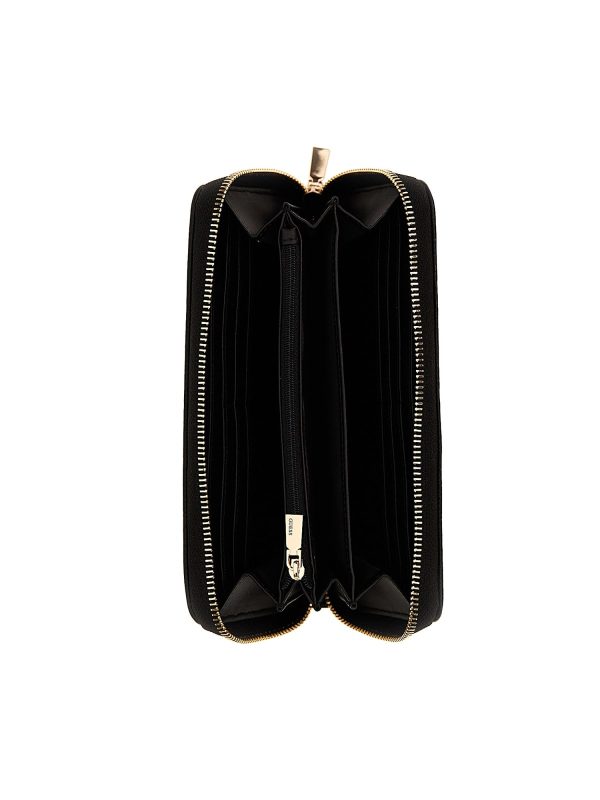 SWBG87 78460 MERIDIAN LARGE BLACK PORTAFOGLIO GRANDE -GUESS? - immagine 4