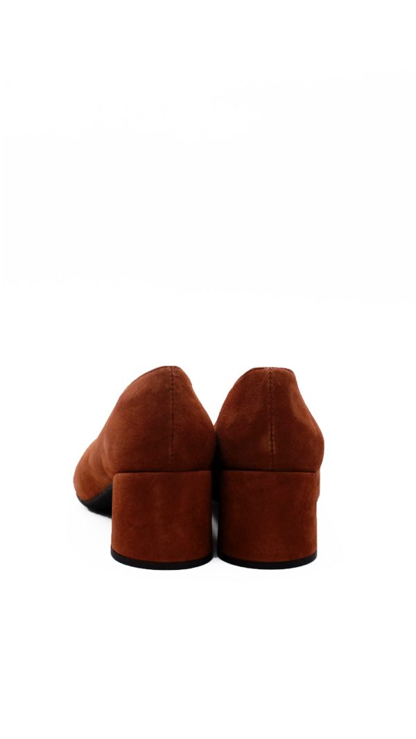 I8020 ANT COGNAC DECOLLETE TACCO BASSO DONNA – WONDERS - immagine 4