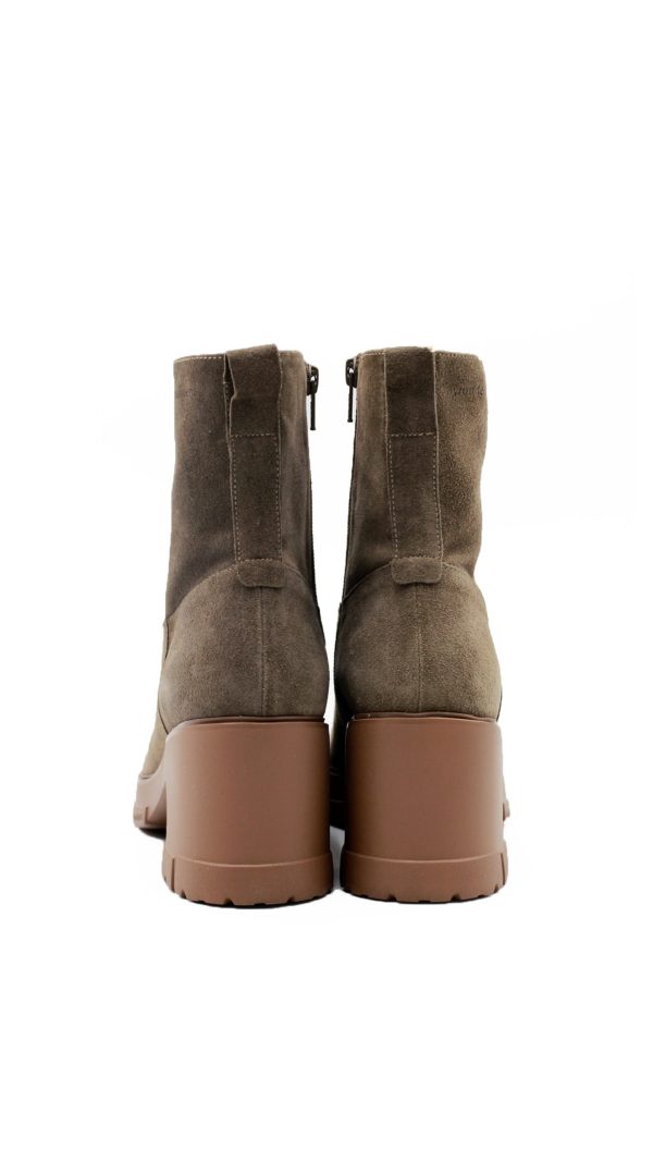 H-4421 VEL TAUPE TORTORA STIVALETTO TACCO MEDIO – WONDERS - immagine 4